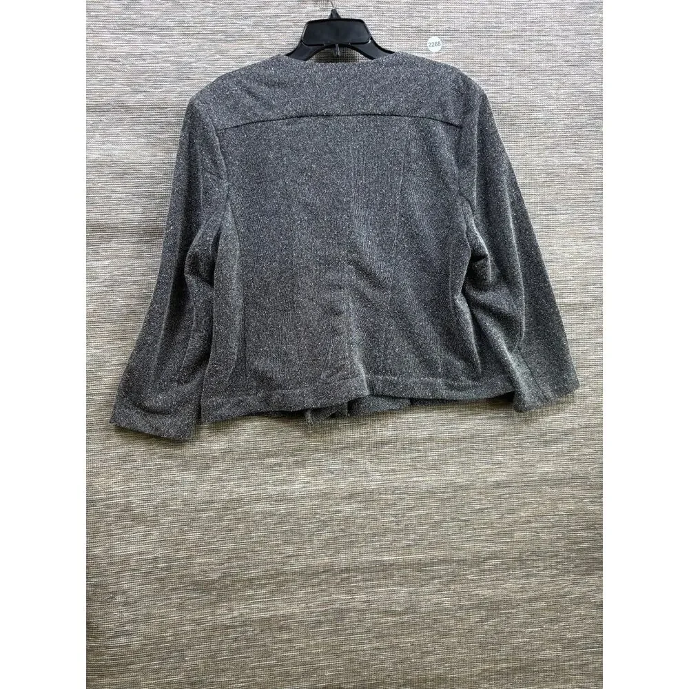 Catherine Malandrino Runway Style Women's Asymetrical Moto Jacket Coat Size XXL - Picture 2 of 7